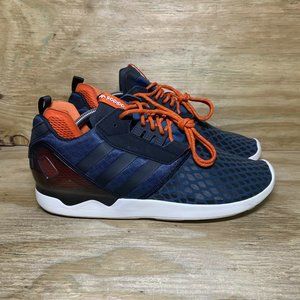 adidas ZX 8000 Boost Men’s Shoes Size 12 Dark Blue Orange Athletic Sneakers